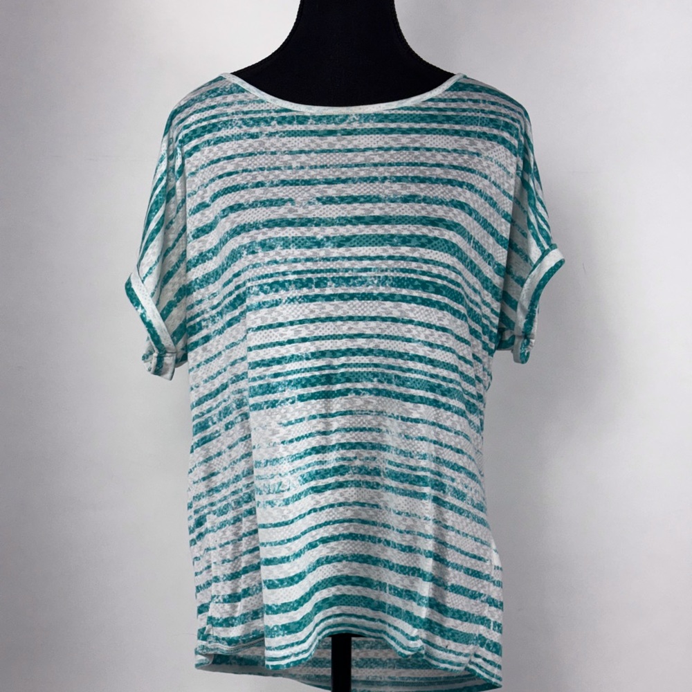 Teal/Grey/White Tee from soyaconcept -XLG